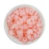 Coração acrílico 12mm cor gelatina furo grande a granel miçangas amor material feito à mão pulseira acessórios de joalheria DIY