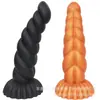 Tapón Anal Erótico para Mujer Pequeño de Color Gelatina que Brilla en la Oscuridad, Juguete Sm para Exteriores, Producto para Adultos, Dispositivo de Estimulación Masturbación en la Zona Trasera