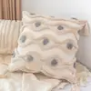 Funda de Cojín Bordada con Borlas, Estilo Bohemio Ins, Sencilla, con Mechones, para Venta Transfronteriza de Amazon, Adecuada para Sofá de Sala de Estar