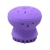 Cepillo Facial Pequeño de Pulpo Limpiador de Gelatina de Silicona Cepillo Masajeador de Limpieza Manual Cepillo para Baño con Champú para Bebé Poros