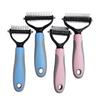 Suministros de belleza para mascotas de comercio electrónico de Amazon, herramientas para reparar el cabello, peine de nudo abierto para mascotas, peine para mascotas, peine para pelo de perro, cuchillo de nudo abierto
