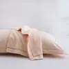 Fundas de almohada de algodón 100% cepillado 48x74 cm, juego de dos, fundas para cojines de algodón puro para adultos, tamaño grande 50x80 cm, pieza única