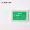 40 Cores Papelaria Criativa Coreana DIY Carimbeira Companheira de Carimbo Carimbeira Colorida Carimbeira de Cintura Côncava Esponja Espessada