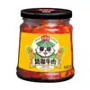 Salsa de Aceite de Chile Picante de Tres Ingredientes Lao Gan Ma, Aceite Douchi, Salsa Condimento Picante para Platos, Ideal para Servir con Comidas
