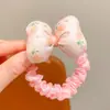 Diadema Infantil Flor Cuerda para el Cabello Flor en la Cabeza para Niña Lazo Banda para el Cabello Intestino Pequeño 2025 Nueva Goma Elástica para Niña Accesorios para el Cabello