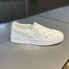 Zapatos de Lona para Hombre de Verano Nuevos sin Cordones Calzado Casual Diario para Hombre Cuadros Ligeros Zapatos con Lentejuelas Pequeños Frescos para Hombre