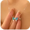 Collar con Colgante de Lazo Minimalista de Nicho Estilo Coreano Diseño Versátil Cadena para Clavícula con Circonita Brillante Joyería al por Mayor