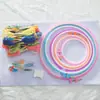 Hilo Popular de Poliéster-Algodón de Alta Calidad para Punto de Cruz para Comercio Exterior, 50 Colores, Se Puede Combinar con Accesorios, Estilo Pastoral