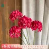 Simulación 4 Cabezas Hortensia Hortensias en Manojos Venta al por Mayor Decoración de Boda en el Extranjero Decoración para el Hogar Arreglo Floral Decoración