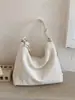 Bolsa de Mano Grande Tejida de Alta Gama para Mujer 2025 Nuevo Estilo Bolso de Hombro Versátil para el Trabajo, Bolso de Hombro Elegante y Sencillo