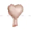 En Stock Globo de Corazón de 5 pulgadas Decoración de Ambiente para Habitación de Boda Arreglo de Cumpleaños Globo de Papel de Aluminio en Forma de Corazón Accesorios para Fotos
