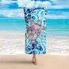 Toalla de Playa Rectangular de Mandala de Venta Caliente Transfronteriza para Secar el Sudor Toalla de Baño de Microfibra Toalla Deportiva de Secado Rápido Manta para Sentarse