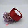 Venta al por mayor de fábrica 4cm Cinta Flor de Rosa Hecha a Mano Ramo Flor de Cinta Empaque Caja de Regalo de Boda Cinta Decorativa diy