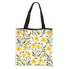 2025 Novo Estilo Bolsa Tote Grande Capacidade Elegante Floral Poliéster Bolsa de Ombro Bolsa Transversal Bolsa de Compras para Estudante