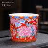 Dehua esmalte vintage cor Caneca grande Caneca do Mestre Caneca Única conjunto de chá kung fu xícara de chá pessoal doméstica xícara de chá xícara de chá
