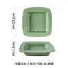 Conjunto de Louça Cerâmica Série Meia Lua Minimalista para Uso Doméstico, Combinação de Tigelas, Pratos e Colheres em Cor Sólida, Tigelas de Arroz, Travessas e Tigelas para Macarrão