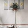 Árbol de Orquídea de Seda Artificial en Maceta Estilo Nórdico Hierro Holandés Árbol Falso Solanum Nigrum Árbol de Sangre de Dragón de Varilla Multi-artificial Árbol Decorativo de Piso en Maceta