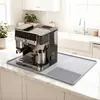 Tapete de Silicone Espesso Estilo Italiano para Máquina de Café, Tapete para Balcão de Bar, Tapete para Prensagem de Pó, Tapete para Armazenamento de Utensílios, Tapete Drenante para Conjunto de Chá - Venda Quente Transfronteiriça