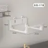 Estante de Almacenamiento para Lavabo Estante de Baño sin Perforaciones Estante Colgante para Lavabo Montado en la Pared Artefacto para el Hogar y el Baño