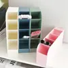 Estante Portalápices Inclinado, Almacenamiento Creativo Multifuncional para Organización de Escritorio, Nueva Caja de Almacenamiento de Cosméticos de Gran Capacidad