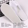 Hotel habitación de hotel zapatillas desechables zapatillas desechables de eva con suela antideslizante fabricantes de zapatillas de tela al por mayor personalizadas