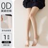 Meias Pantyhose Pretas com Pé, Meias de Peça Única Anti-Puxões e Resistentes ao Desgaste, Meia-Calça de Verão para Visual Slim, Meias Pretas Sexy para Mulheres