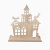 Artesanato de Madeira para Halloween e Ação de Graças Transfronteiriço Castiçal de Abóbora Enfeites de Mesa Atmosfera Festiva Produtos Decorativos de Madeira