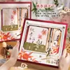 Agenda de moda estilo chino Regalo de alto valor para profesores, Set de caja de regalo de cuaderno estilo chino Paisaje de mil millas para el Día del Maestro