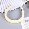 Diadema de Esponja Color Caramelo Estilo Coreano Temperamento Popular en Internet Cara Pequeña Cabello de Fuera de la Ciudad Presión Capilar Diadema Lavar Cara Cabello de la Orilla Horquilla Combinable