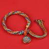 Thangka tejido Xizang reencarnación cuerda de mano mantra de seis sílabas pulsera ocho dioses tutelares joyería significado regalo