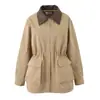 Gabardina Chaqueta de Manga Larga con Cintura Estilo Ropa de Trabajo Moda Europea y Americana Transfronteriza Nuevo Producto Primavera y Otoño 2025 D79445