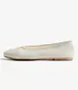 Zapatos planos de ballet casuales para mujer, estilo mismo de Mamá Uva, piel de oveja ultrablanda, punta redonda, estilo minimalista, poco profundos, cómodos