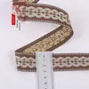 Corrente de Anel com Fio Dourado de 3CM Jacquard Fita de Acabamento Roupas Móveis para Casa Cortinas Várias Decorações DIY G3753