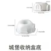 Chunqi Casa de Natal Pote de Armazenamento Copo para Vela Boneco de Neve de Natal Árvore de Natal Conjunto de Velas Ornamento Molde de Silicone