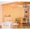 Cortina Terminada de Hilo Plateado Encriptado para Decoración de Bodas, Decoración de Centros Comerciales, Cortina Divisoria, Cortina Colgante para Sala de Estar y Dormitorio, Cortina de Puerta, Cortina de Borlas