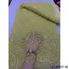 Vestido Moderno Francês Bordado com Lantejoulas Vestido de Casamento Tecido de Renda Lantejoulas de Noiva Tecido de Renda