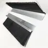 Tira cepillo de aleación de aluminio para panel fotovoltaico de ascensor para eliminación de polvo, sellado y limpieza; cepillo de limpieza de material PBT de nylon con cerdas suaves, precio de fábrica
