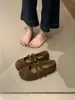 Zapatos de Lona Retro Estilo Bosque Feos Lindos para Mujer Planos de Una Correa Mary Janes