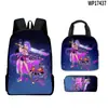 Set de Tres Piezas para Niños con Temática de Película Transfronteriza 3D: Mochila, Lonchera y Estuche