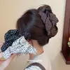 Estilo Coreano Tecido Acrílico Floral Simples Moda Garra de Cabelo Senso de Design Presilha de Nuca Clip Tubarão para Ir ao Trabalho Presilha de Cabelo
