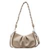 Popular Novo Nicho Simples Deslocamento Versátil Bolsa de Axila Plissada Moda High-End Temperamento Casual Bolsa Transversal para Mulheres