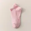 Calcetines Tobilleros de Malla de Algodón Puro Finos para Mujer Zhuji, Antibacterianos, Resistentes al Olor, Absorbentes del Sudor, Transpirables, Calcetines Cortos