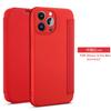 Adequado para Ip15 Capa de Celular de Silicone Líquido Imitação Flip Case com Porta Cartões Couro Capa Protetora de Orifício Fino para 15Promax Cobertura Total Lote