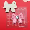 Color Chanel estilo mariposa letra marca melocotón corazón oso DIY accesorios de plástico horquilla para el pelo carcasa de teléfono móvil pegatina decorativa