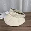 2026 Sombrero Visera de Sol para Mujer de Verano para Exteriores, Protección UV, Plegable, Versátil, Ala Plisada, Sombrero tipo Concha para el Sol