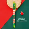 Caneta Pressão Gel Original de Natal Hangsu Papelaria Fofa de Natal Caneta de Assinatura Desenho Caneta Pincel para Prova