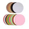 Papel kraft redondo de doble cara pintura cartulina blanca dura boceto color plomo papel pintado a mano cartulina blanca redonda cartulina kraft