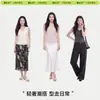 Chaleco sin mangas de lana Tencel para mujer, Ropa exterior de verano 2026 Nueva Camiseta holgada casual de moda para mujer