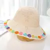 Sombrero de Paja con Ala Grande Ruiya para Mujer Verano Playa Sombrero de Paja con Cordones con Adorno de Encaje que Cubre la Cara Sombrero de Playa Sombrero de Protección Solar