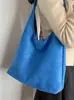 Yaozi 2026 bolso tote casual versátil de moda temprana, bolso de hombro grande de capacidad para el trabajo, retro simple
